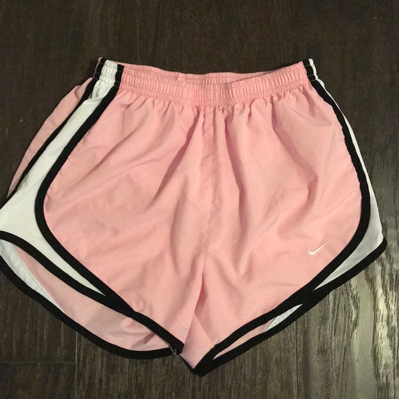 pink nike shorts womens